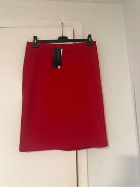 Jones New York Red Pencil Skirt